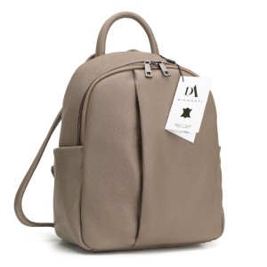 Rucsac dama piele naturala DiAmanti Allegria Taupe